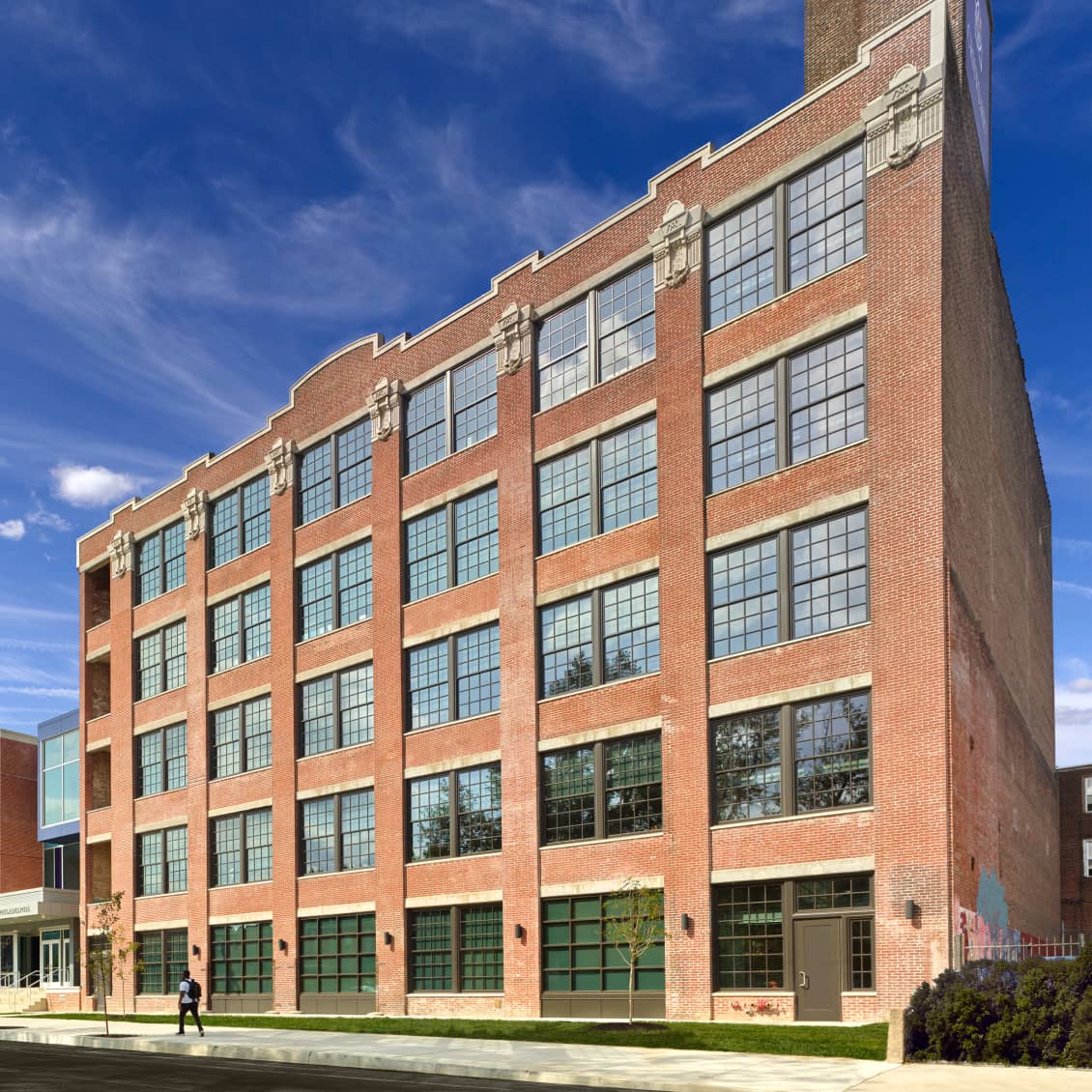 Blackney Hayes Cristo Rey Philadelphia High School Exterior View of the Warehouse on Allegheny Avenue