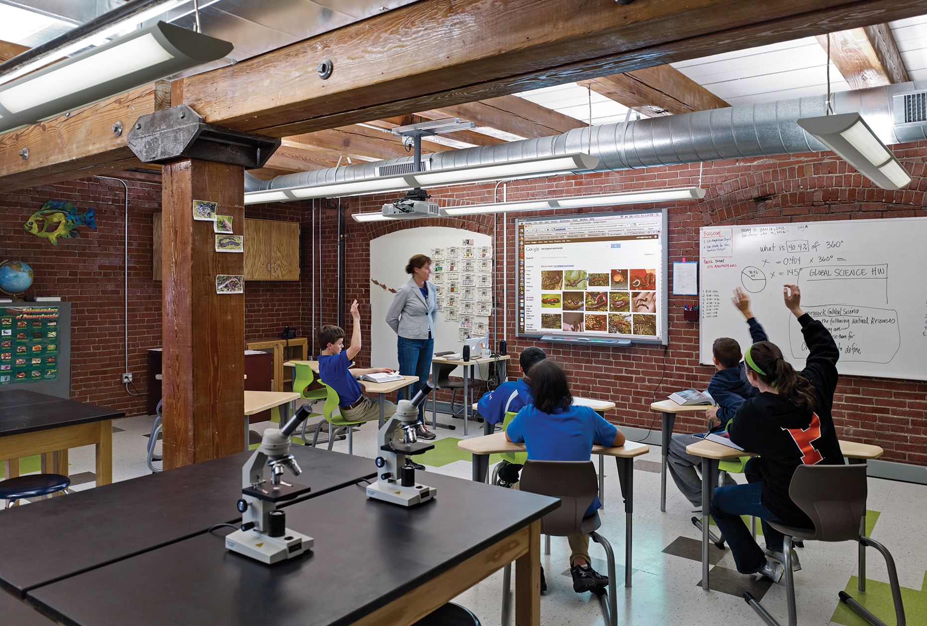 Blackney Hayes AIM Academy Science Classroom