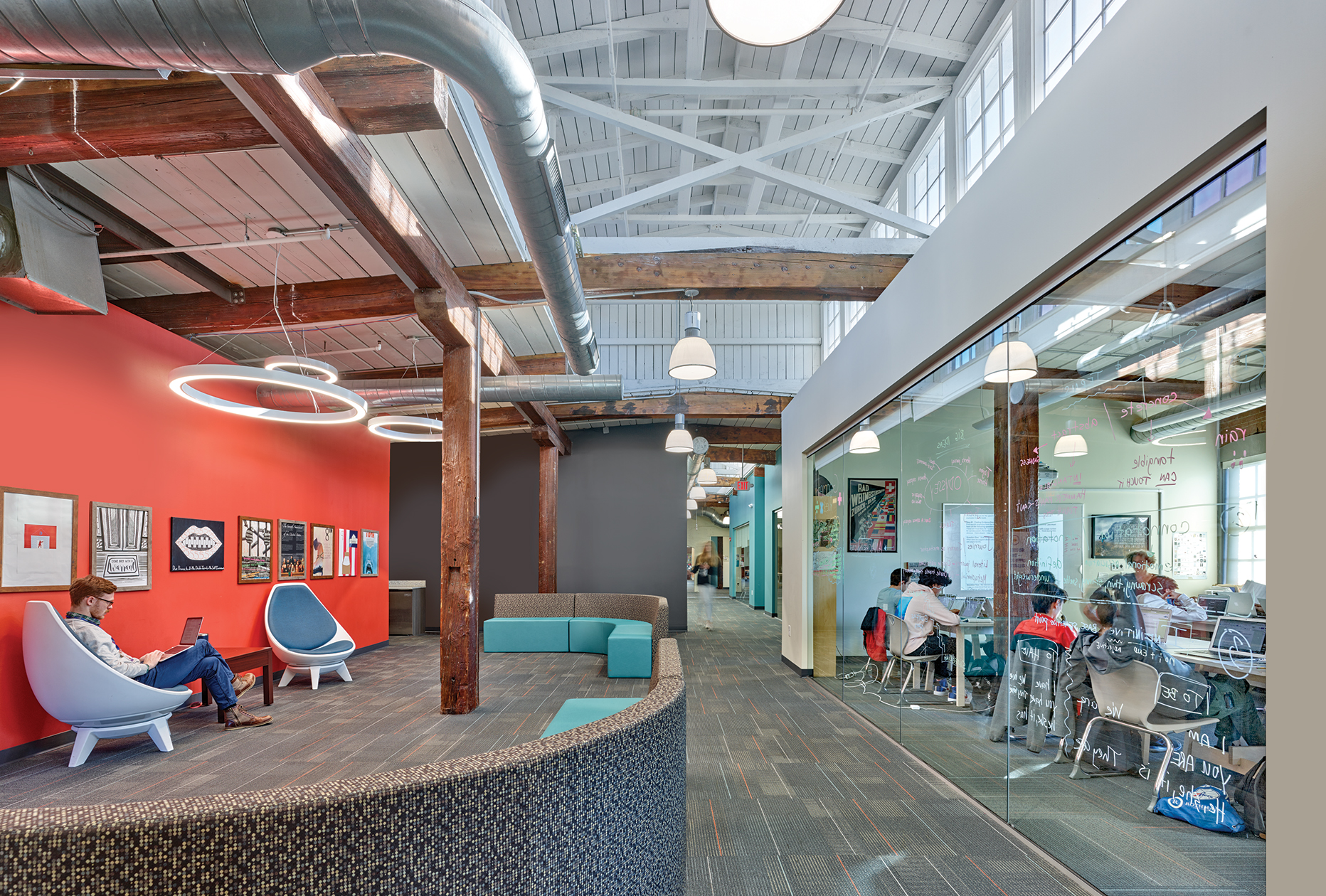 Blackney Hayes AIM Academy Upper School Collaboration Space