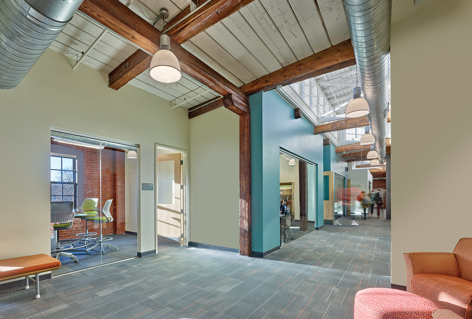 Blackney Hayes AIM Academy Upper School Hallway