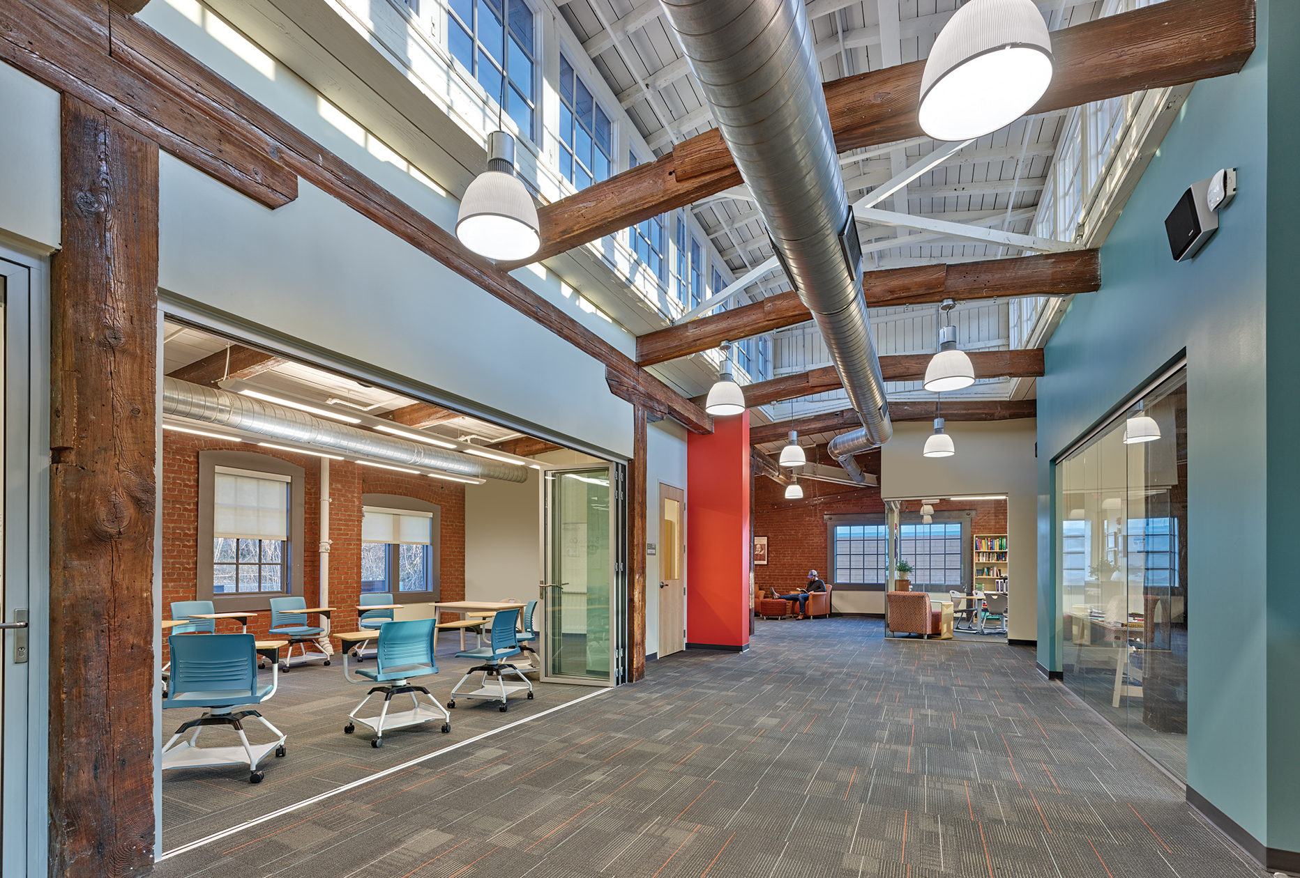 Blackney Hayes AIM Academy Upper School Hallway