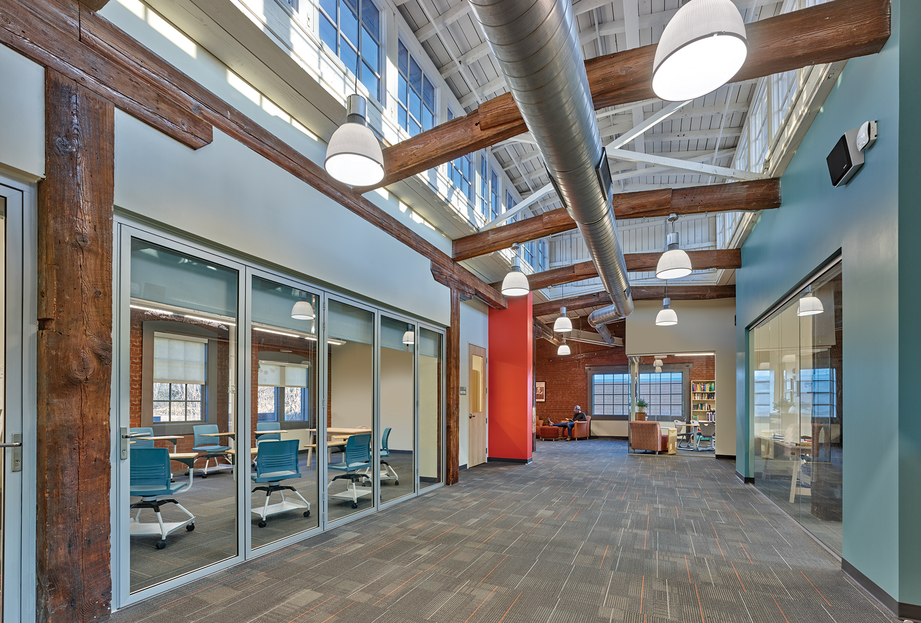 Blackney Hayes AIM Academy Upper School Hallway