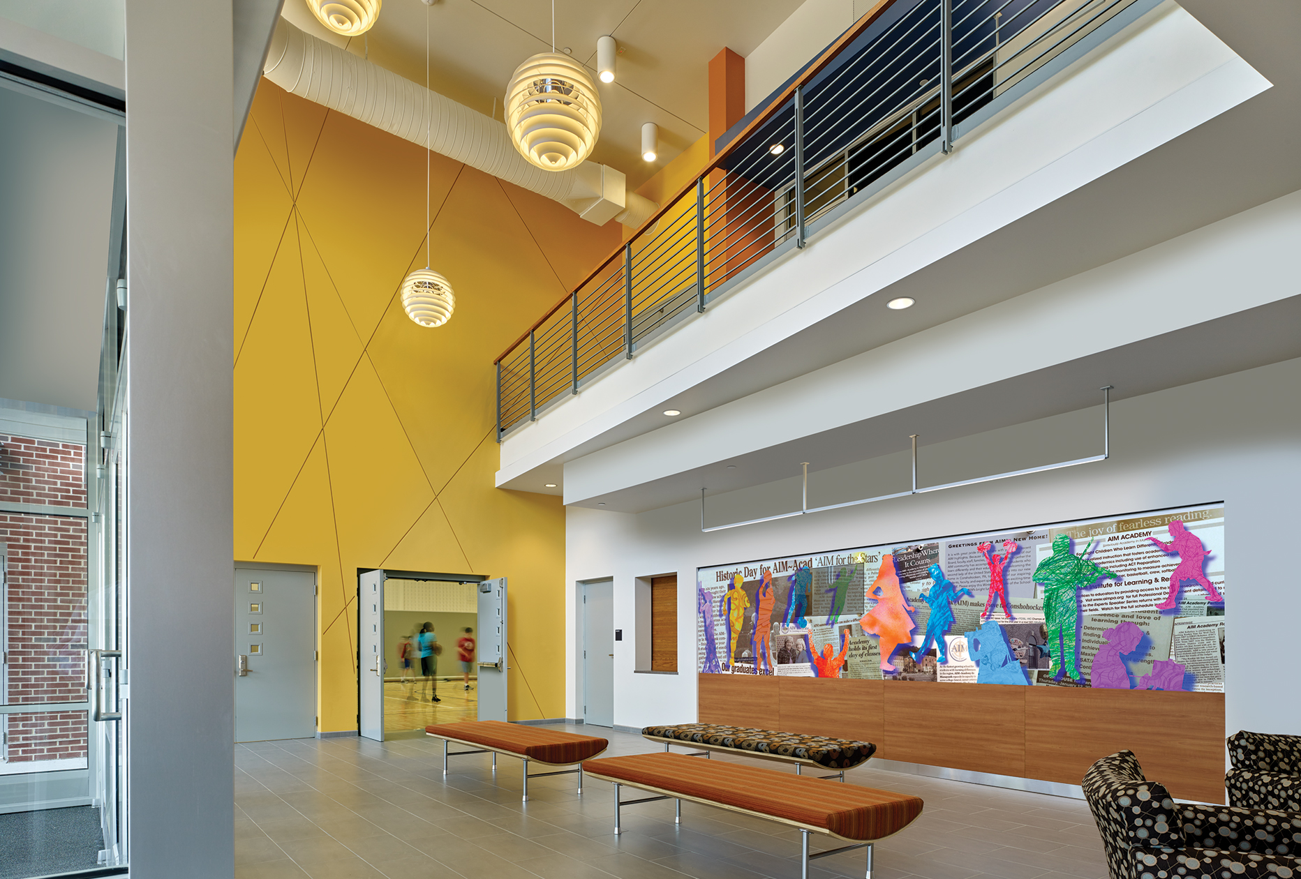 Blackney Hayes AIM Academy Community Center Lobby