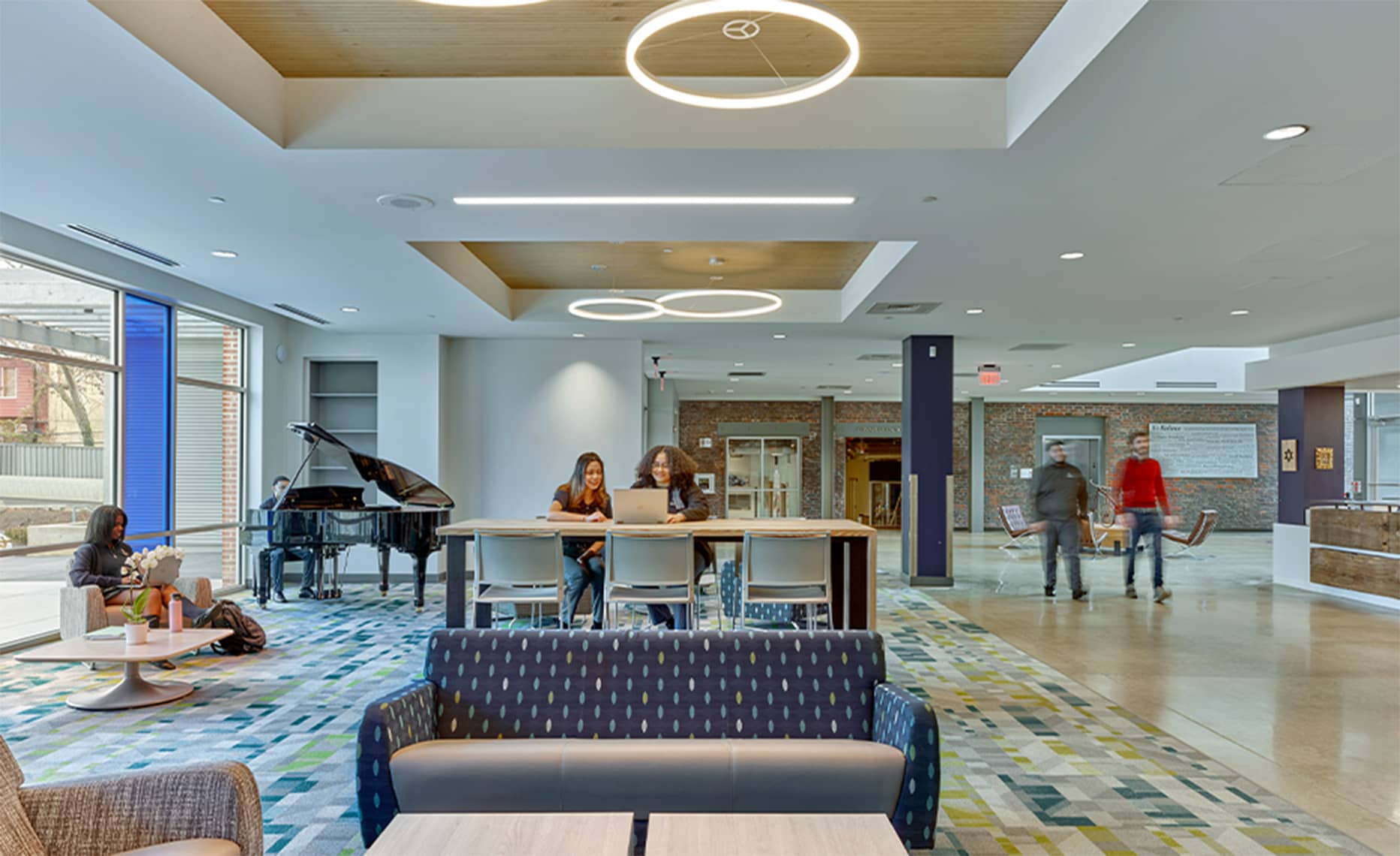 Blackney Hayes Cristo Rey Philadelphia High School Family Room off of the Lobby