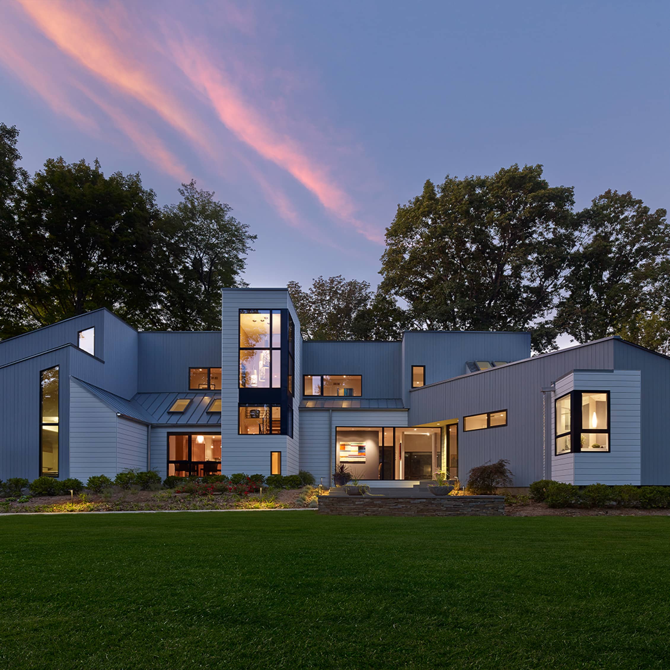 Blackney Hayes Bryn Mawr Residence Exterior View Street View