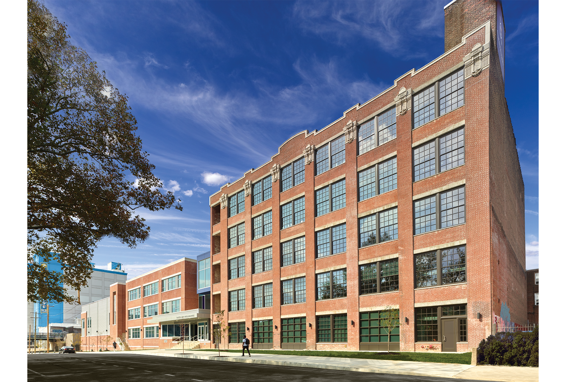 Blackney Hayes Cristo Rey Philadelphia High School Exterior View on Allegheny Avenue