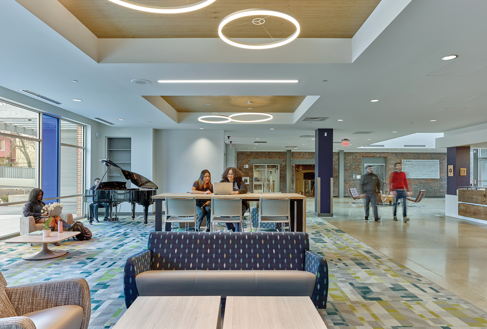 Blackney Hayes Cristo Rey Philadelphia High School Family Room off of the Lobby