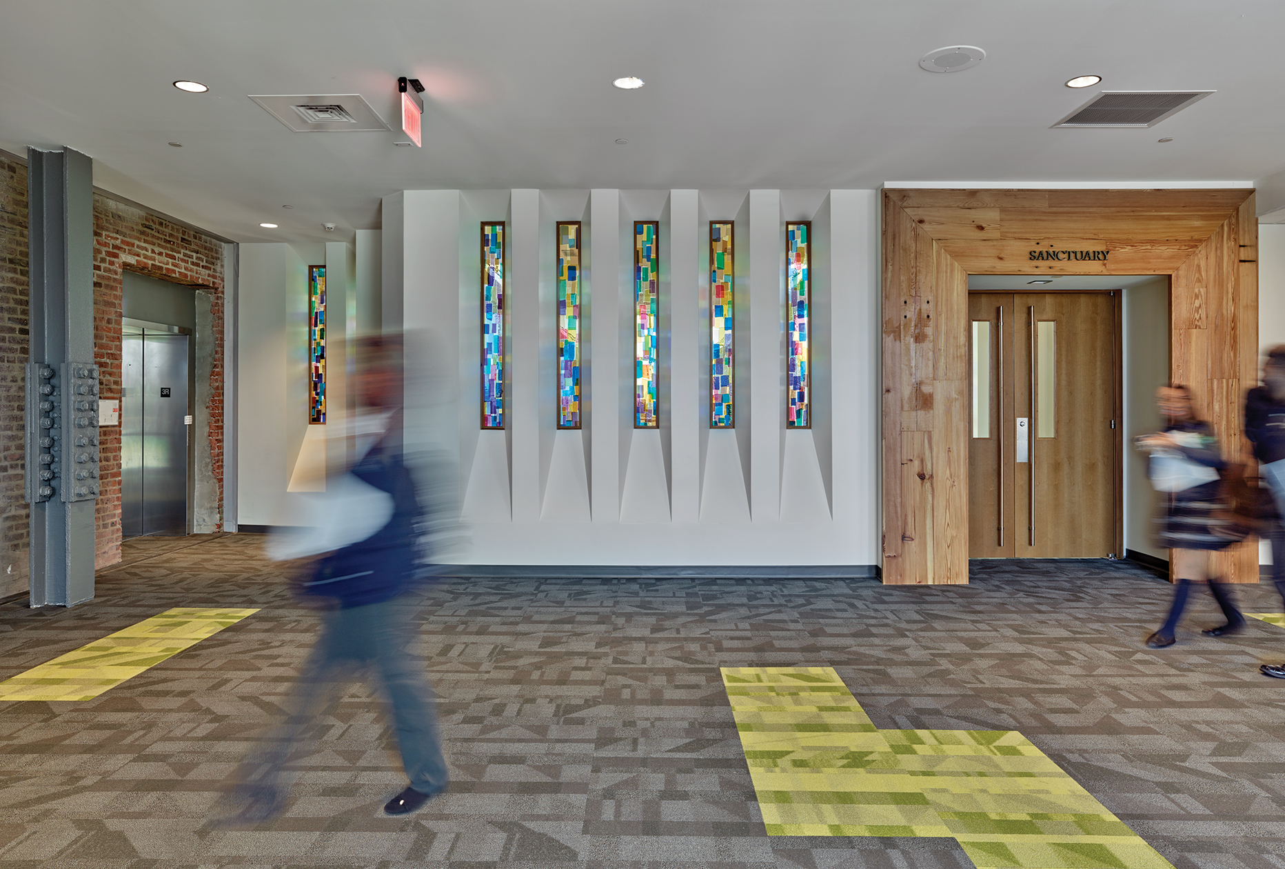 Blackney Hayes Cristo Rey Philadelphia High School Sanctuary from the Corridor