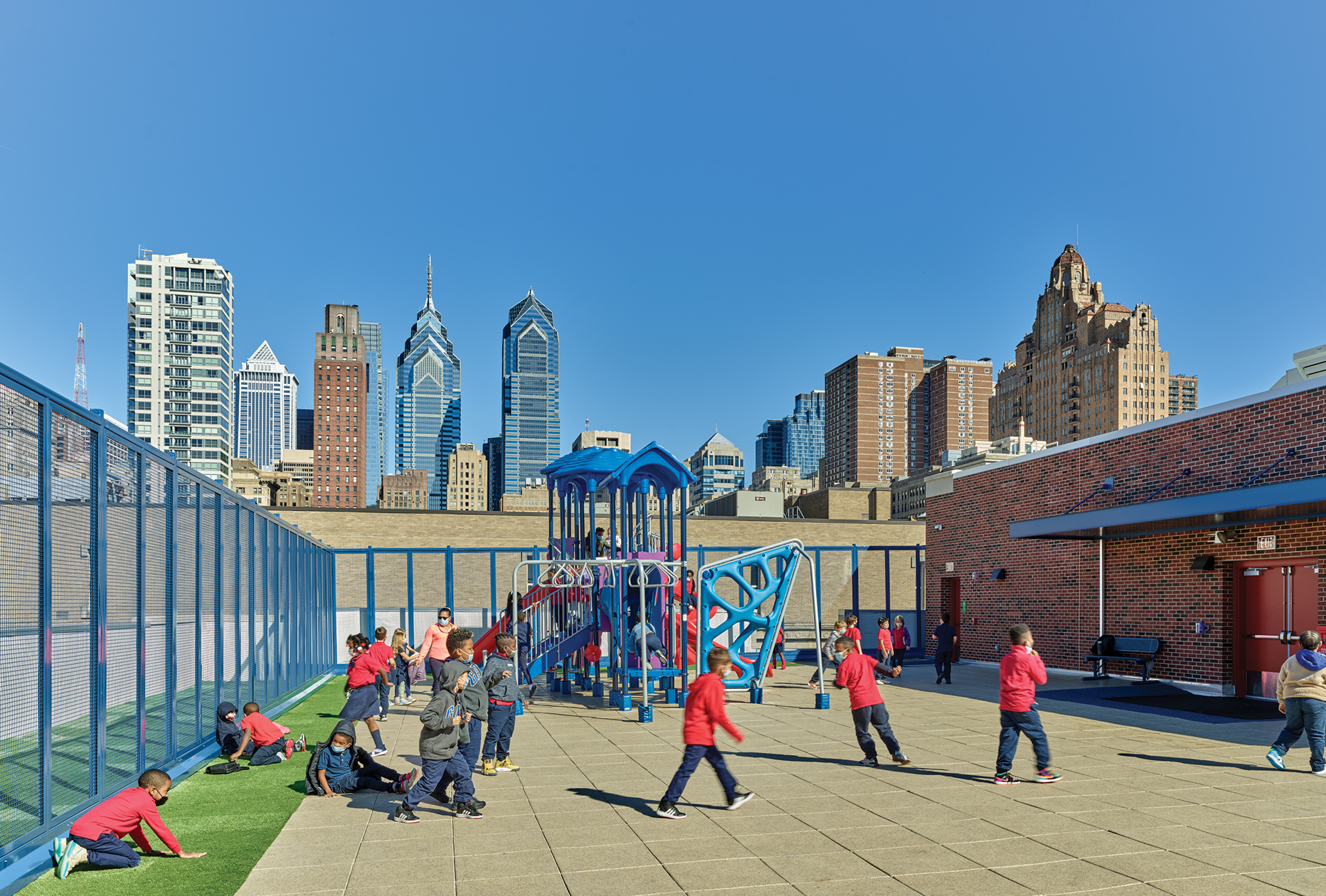 Blackney Hayes Independence Charter School Rooftop Playground