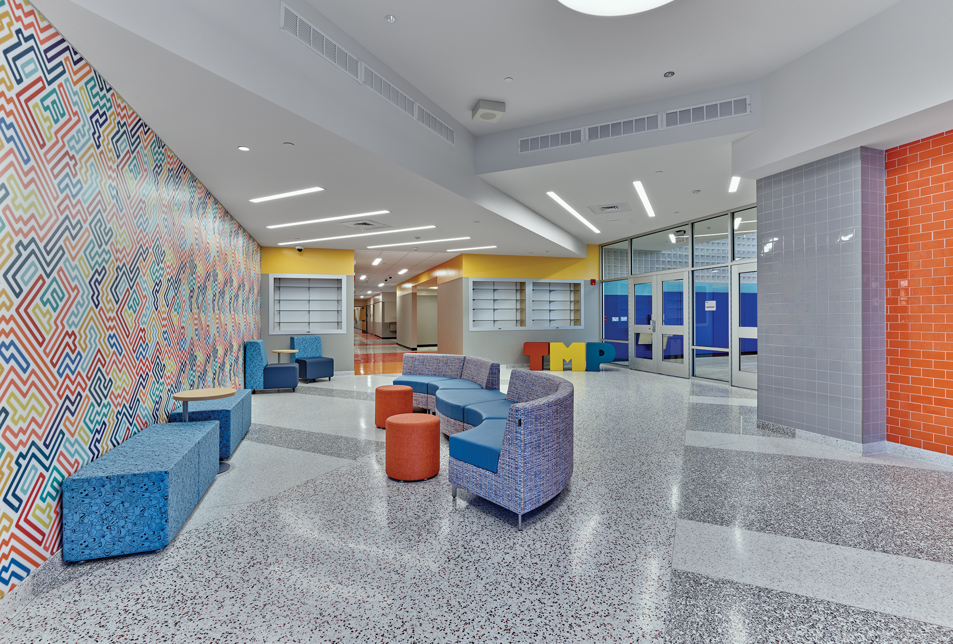 Blackney Hayes The School District of Philadelphia TM Peirce Elementary School Lobby