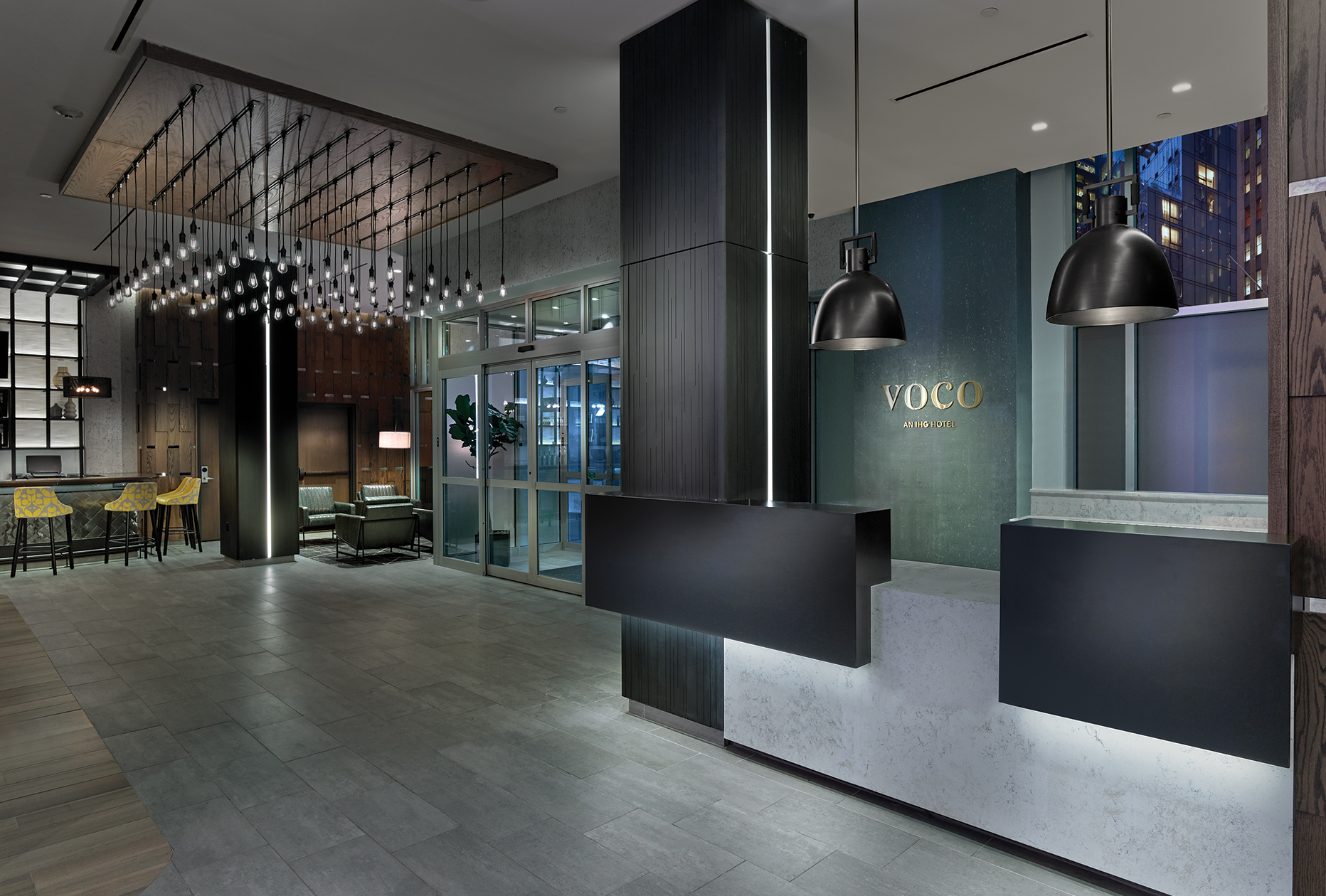 Blackney Hayes voco Times Square South New York, an IHG Hotel Reception Desk Lobby