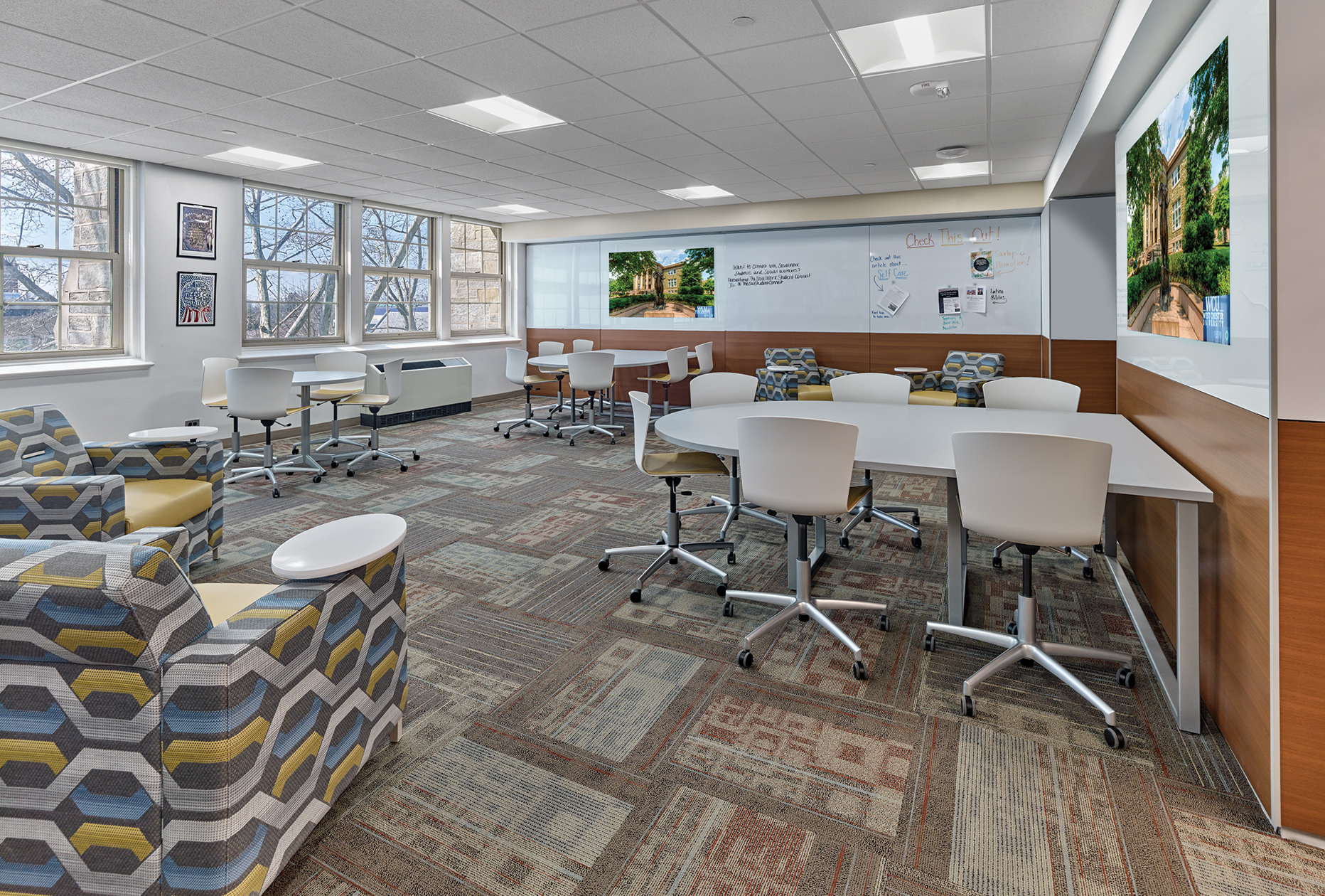 Blackney Hayes West Chester University Anderson Hall Student Collaboration Area